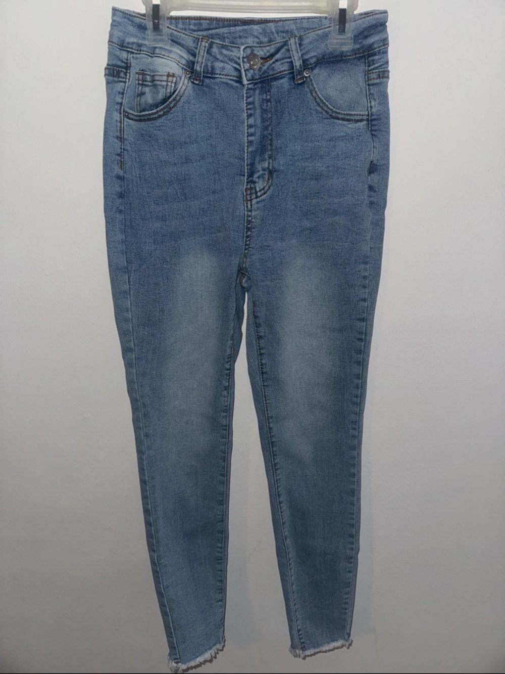Classic High-Waist Light Blue Women's Jeans